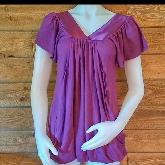 funkadelic Clothing Tops - Funkadelic Clothing Purple Short Sleeve Top
